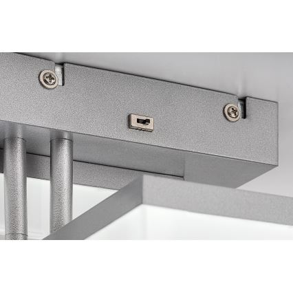 Rabalux - LED taklampa LED/22W/230V 3000/4000/6500K matt krom 47x47 cm