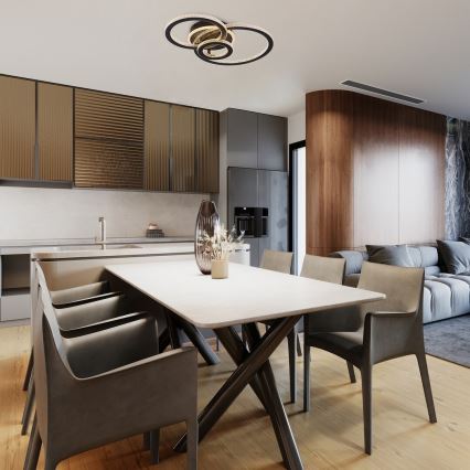 Rabalux - Dimbart LED-takarmatur LED/40W/230V 3000-6500K + fjärrkontroll 35x52 cm