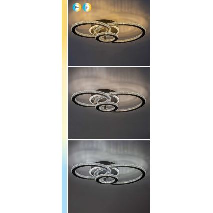 Rabalux - Dimbart LED-takarmatur LED/40W/230V 3000-6500K + fjärrkontroll 35x52 cm