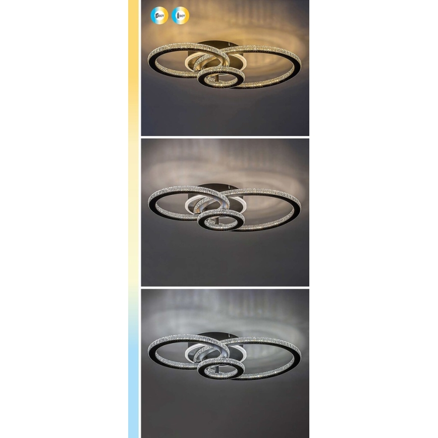 Rabalux - Dimbart LED-takarmatur LED/40W/230V 3000-6500K + fjärrkontroll 35x52 cm