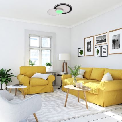 Rabalux - LED RGB dimbar taklampa LED/40W/230V 3000-6500K + fjärrkontroll Ø 31 cm