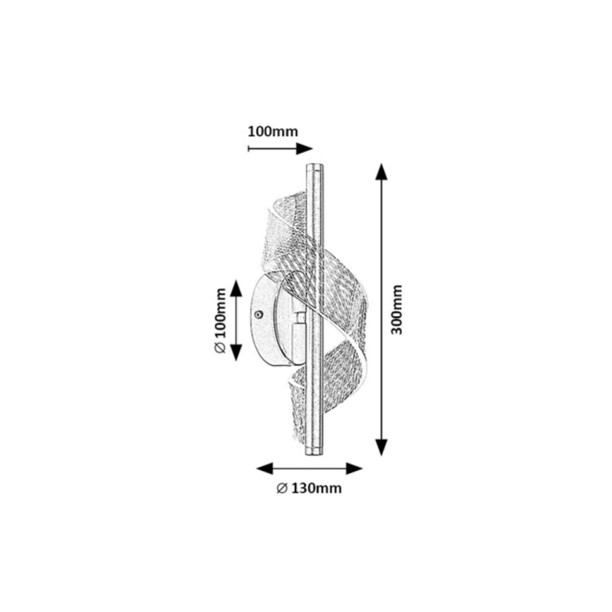 Rabalux - LED vägglampa LED/6W/230V 3000K