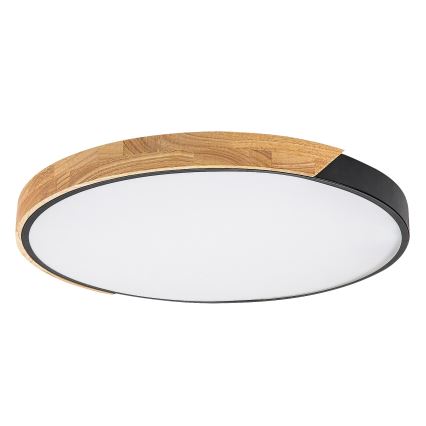Rabalux - LED taklampa LED/42W/230V 3000/4000/6500K svart/ek Ø 61 cm