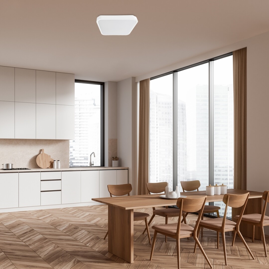 Rabalux - LED taklampa för badrum LED/24W/230V 3000/4000/6000K IP44 29x29 cm vit