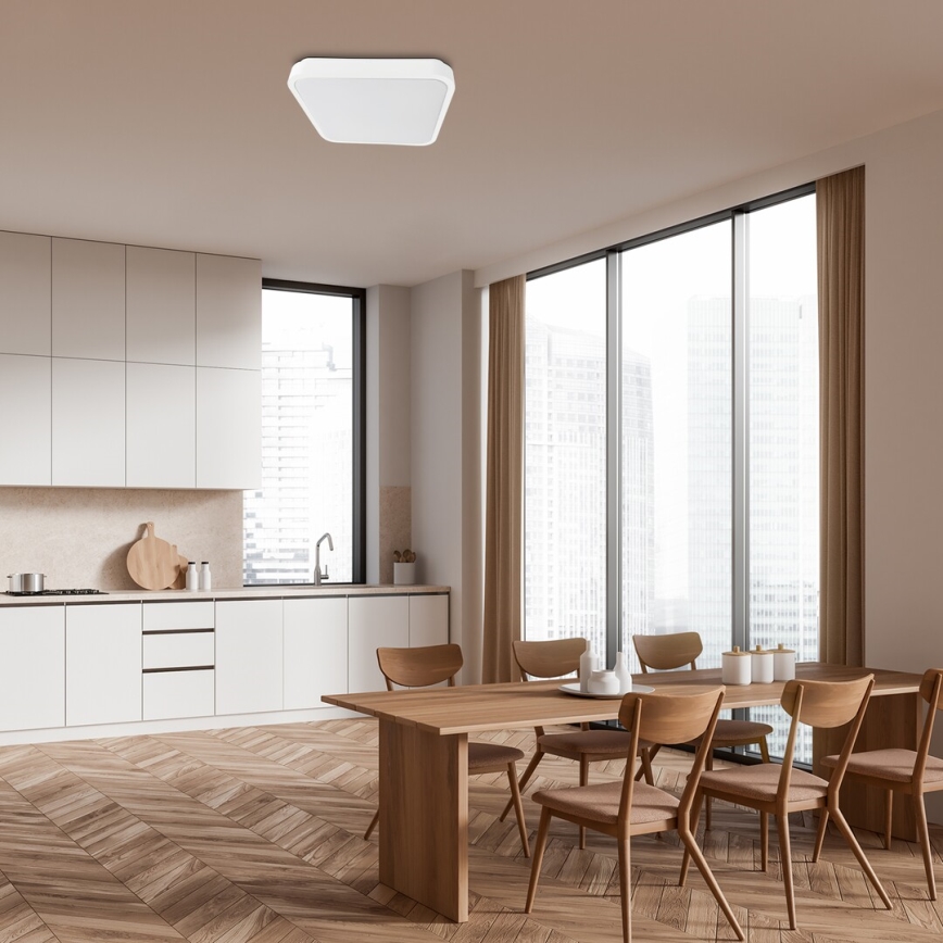 Rabalux - LED taklampa för badrum LED/36W/230V 3000/4000/6000K IP44 42x42 cm vit