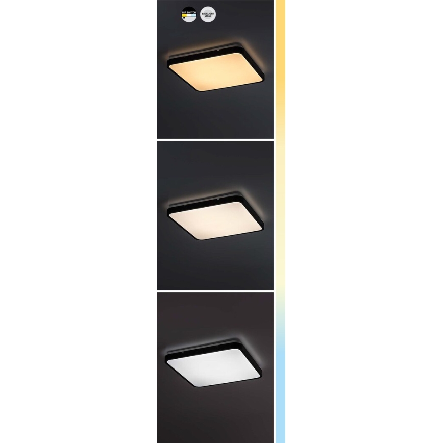 Rabalux - LED taklampa för badrum LED/36W/230V 3000/4000/6000K IP44 42x42 cm vit