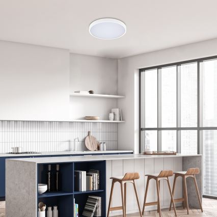 Rabalux - LED taklampa för badrum LED/36W/230V 3000/4000/6000K IP44 diameter 42 cm vit