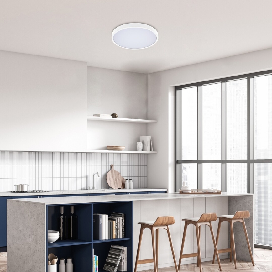 Rabalux - LED taklampa för badrum LED/36W/230V 3000/4000/6000K IP44 diameter 42 cm vit