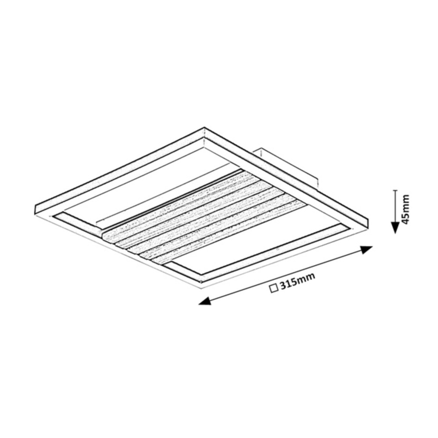 Rabalux - LED-taklampa 26W/230V 3000/4500/6000K
