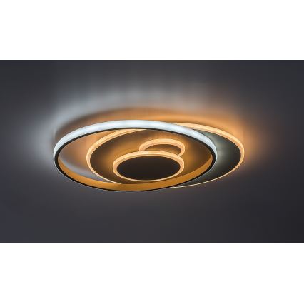 Rabalux - Dimmbar LED-takarmatur LED/57W/230V 3000-6000K 48,5x40 cm + fjärrkontroll