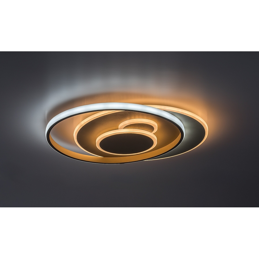 Rabalux - Dimmbar LED-takarmatur LED/57W/230V 3000-6000K 48,5x40 cm + fjärrkontroll