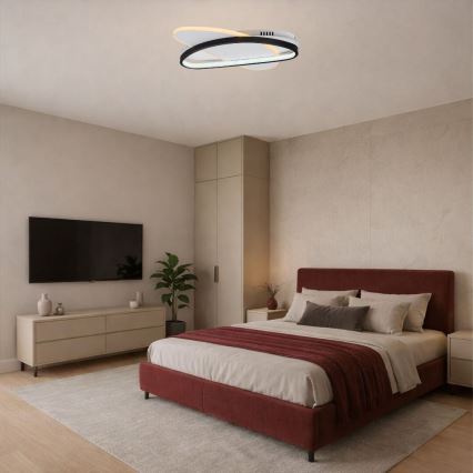 Rabalux - LED dimbar taklampa LED/57W/230V 3000-6000K 45x30,5 cm + fjärrkontroll