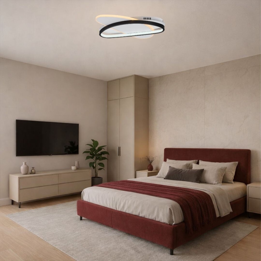 Rabalux - LED dimbar taklampa LED/57W/230V 3000-6000K 45x30,5 cm + fjärrkontroll