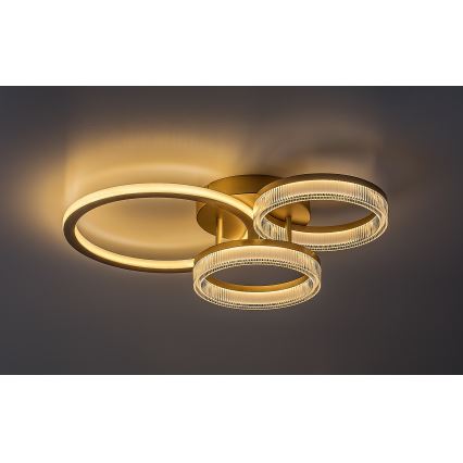Rabalux - LED dimmbar taklampa LED/38W/230V 3000-6500K 58,5x38 cm + fjärrkontroll