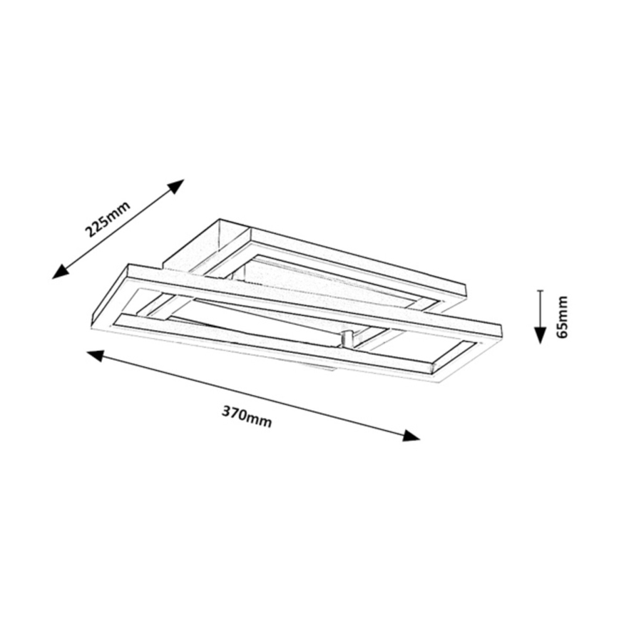 Rabalux - LED-taklampa LED/24W/230V 37x22,5 cm