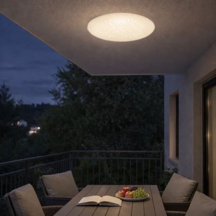 Rabalux - LED-taklampa för badrum, 24W/230V, IP44, 4000K, Ø 37,5 cm
