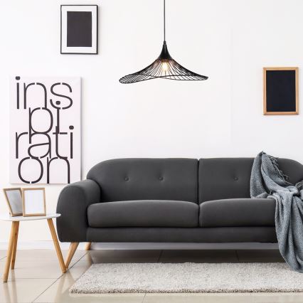 Rabalux - Ljuskrona med textilsladd 1xE27/60W/230V