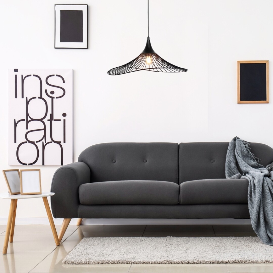 Rabalux - Ljuskrona med textilsladd 1xE27/60W/230V