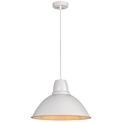 Rabalux - Takpendel på sladd 1xE27/60W/230V Ø 36 cm vit