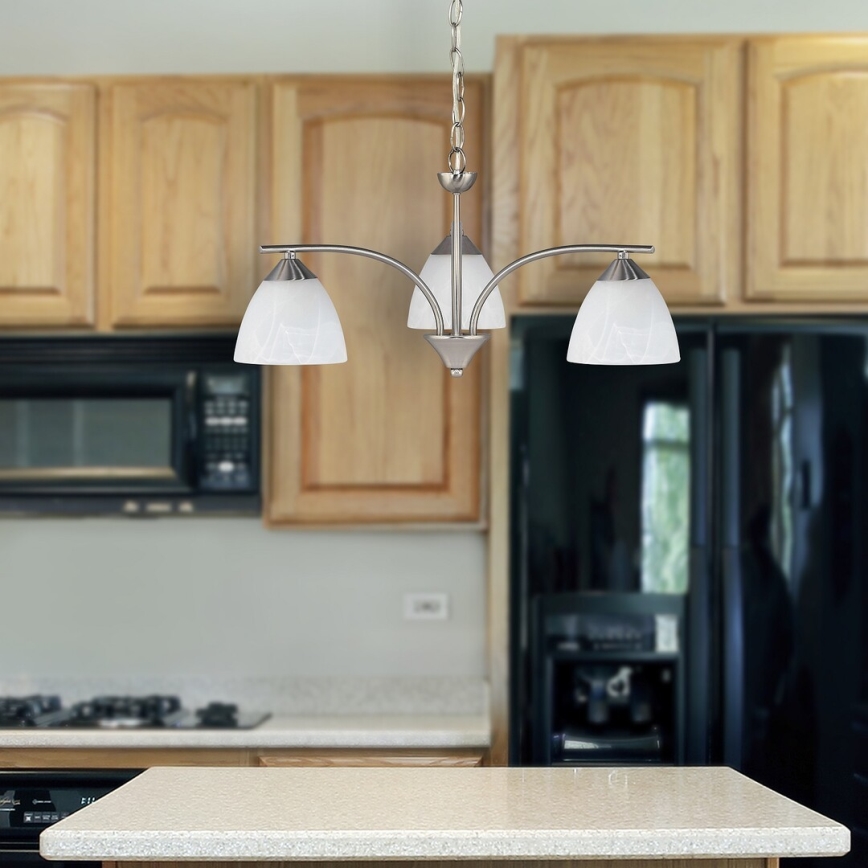 Rabalux 7203 - Ljuskrona med kedja TRISTAN 3xE14/40W/230V