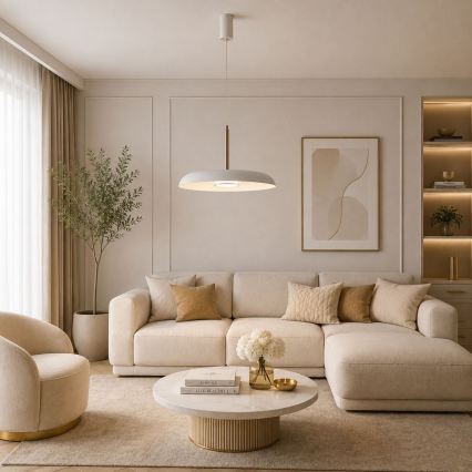 Rabalux - LED-pendellampa på vajer LED/18W/230V 3000K vit