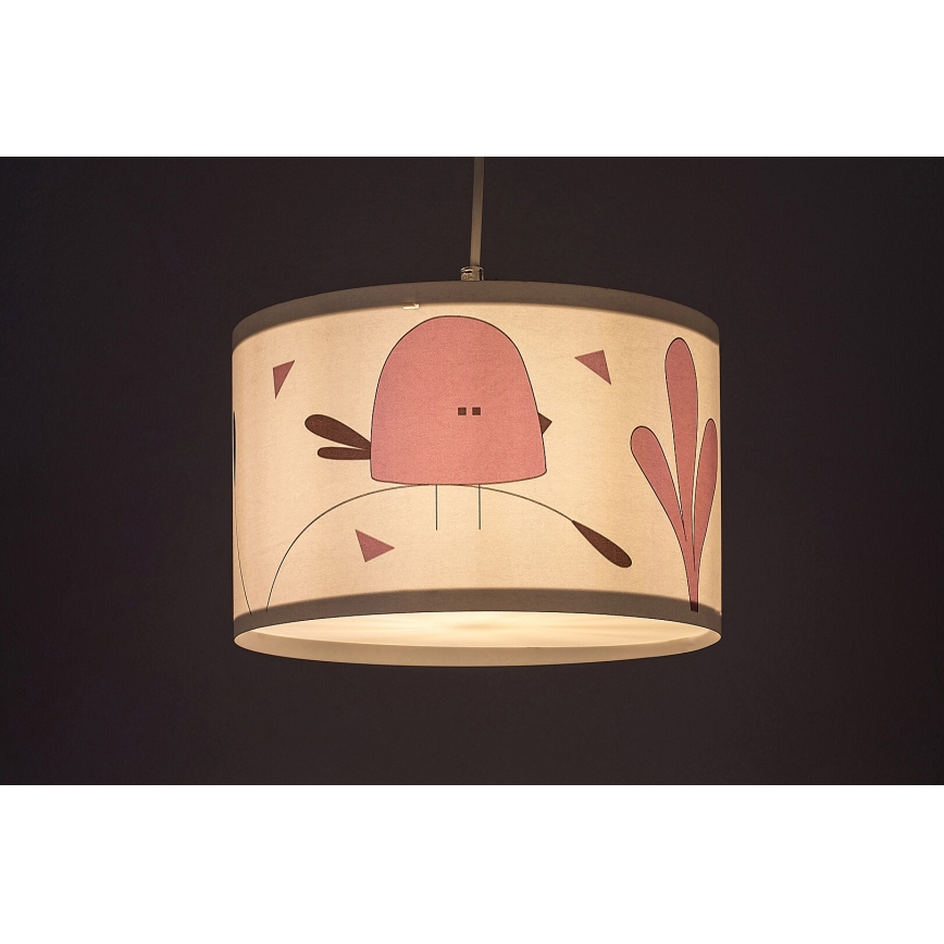 Rabalux - Hängande ljuskrona med textilsladd för barn 1xE27/40W/230V
