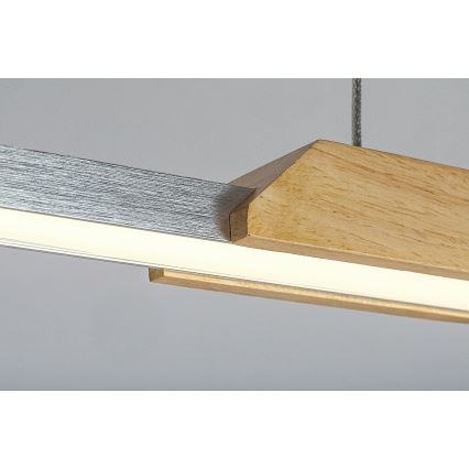 Rabalux - LED ljuskrona med textilsladd LED/26W/230V 4000K bok