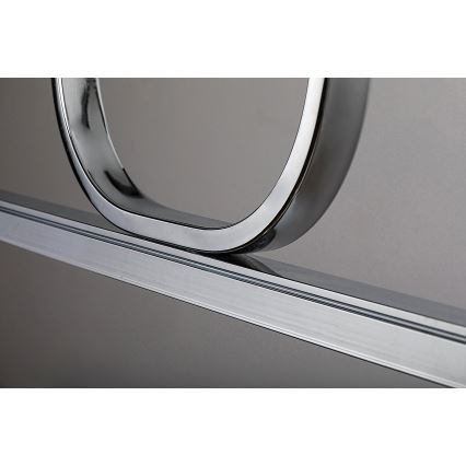 Rabalux - LED ljuskrona med textilsladd LED/25W/230V 3000K skinande krom