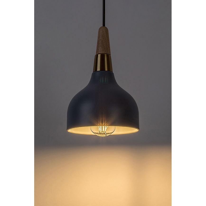 Rabalux - Ljuskrona med textilsladd 1xE27/40W/230V