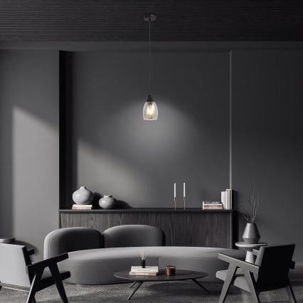 Rabalux - Ljuskrona med textilsladd 1xE27/15W/230V