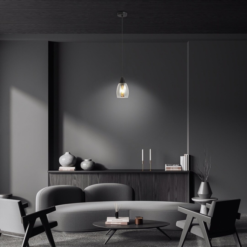 Rabalux - Ljuskrona med textilsladd 1xE27/15W/230V