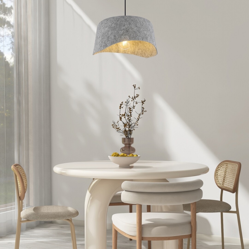 Rabalux - Ljuskrona med textilsladd 1xE27/10W/230V