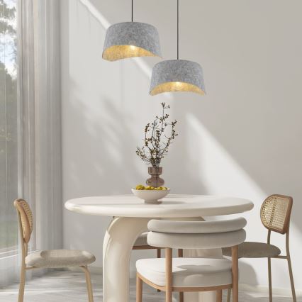 Rabalux - Ljuskrona med textilsladd 2xE27/10W/230V