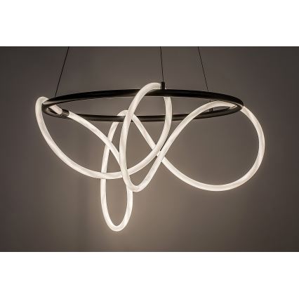 Rabalux - LED ljuskrona med textilsladd LED/54W/230V