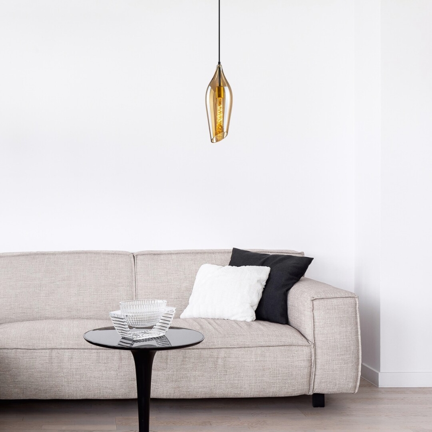 Rabalux - Ljuskrona med textilsladd 1xE27/60W/230V