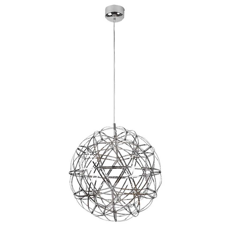 Rabalux - LED ljuskrona med textilsladd LED/16W/230V 3000K skinande krom