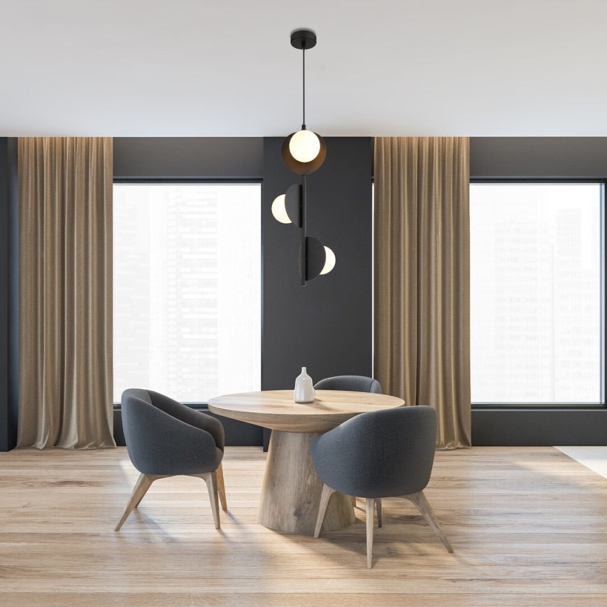 Rabalux - Ljuskrona med textilsladd 3xG9/5W/230V