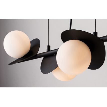 Rabalux - Ljuskrona med textilsladd 4xG9/5W/230V