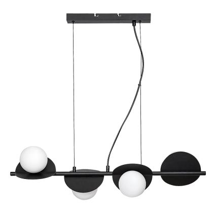 Rabalux - Ljuskrona med textilsladd 4xG9/5W/230V