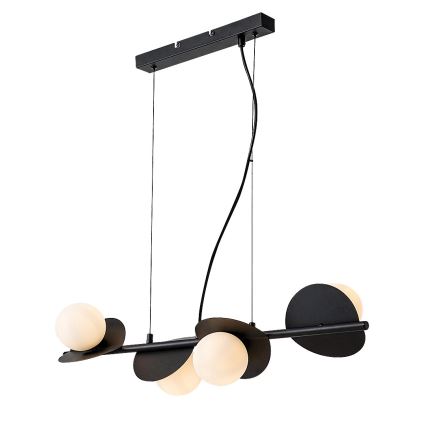 Rabalux - Ljuskrona med textilsladd 4xG9/5W/230V