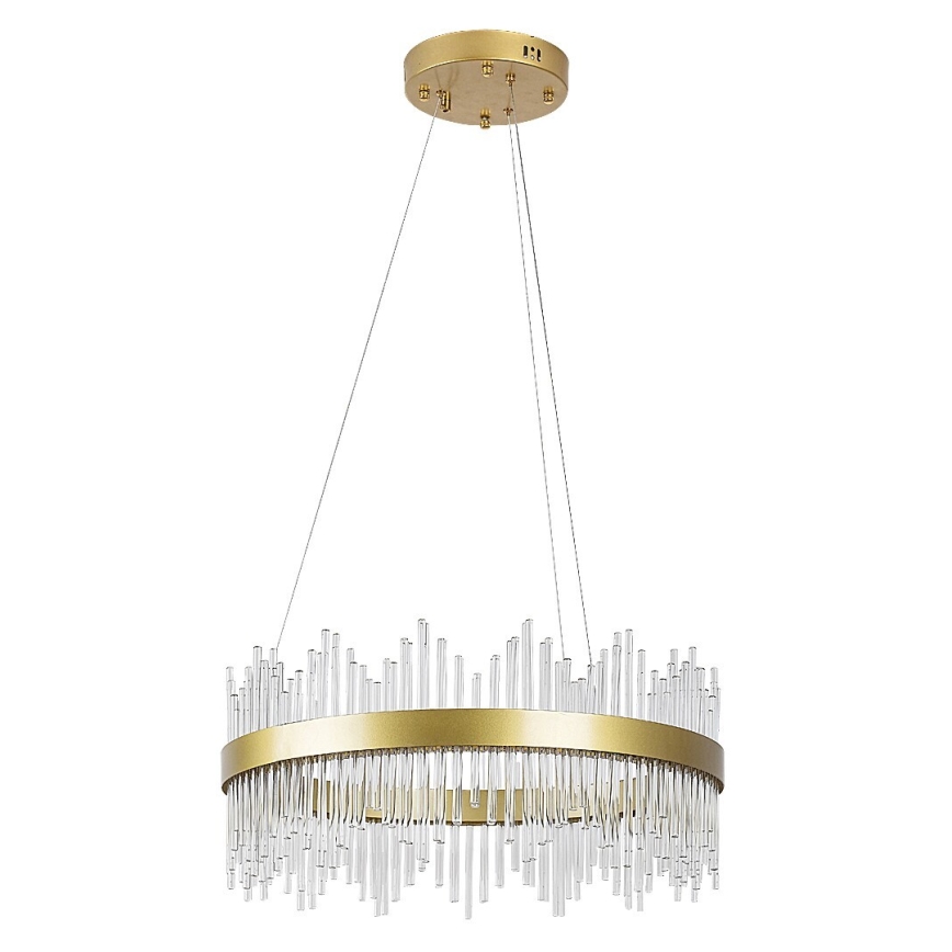 Rabalux - LED ljuskrona med textilsladd LED/36W/230V 3000/4000/6000K guld