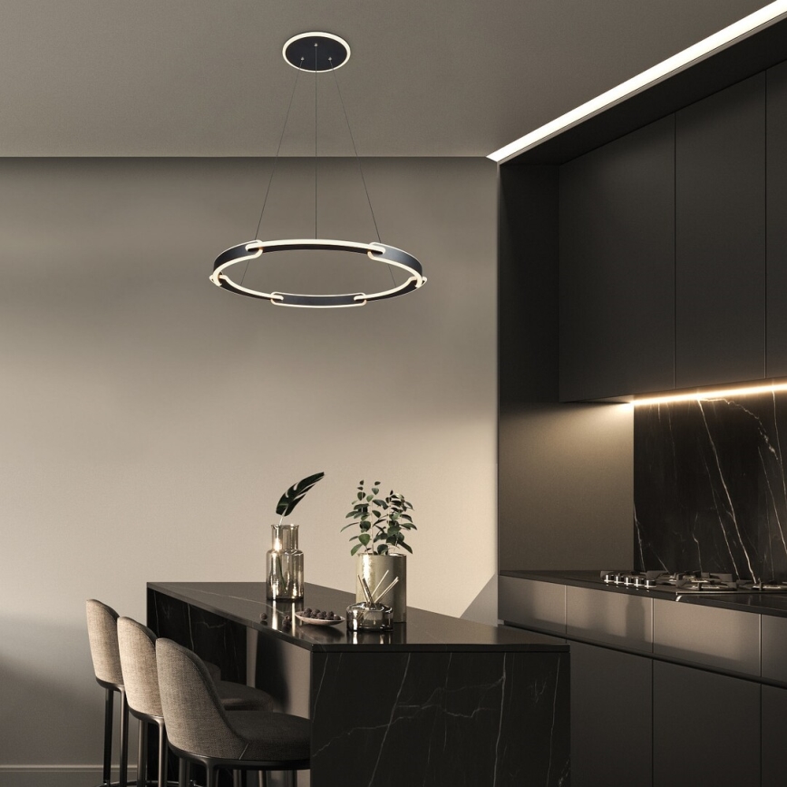 Rabalux - LED ljuskrona med textilsladd LED/45W/230V 3000K/4000K