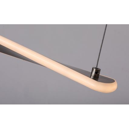 Rabalux - LED ljuskrona med textilsladd LED/28W/230V