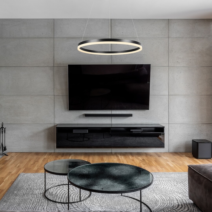 Rabalux - LED ljuskrona med textilsladd LED/45W/230V 3000K/4000K/6500K