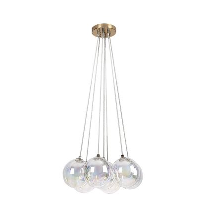 Rabalux - Ljuskrona med textilsladd 7xG9/25W/230V