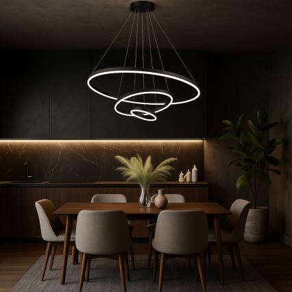 Rabalux - LED dimbar pendellampa på kabel LED/100W/230V 3000-6500K + fjärrkontroll