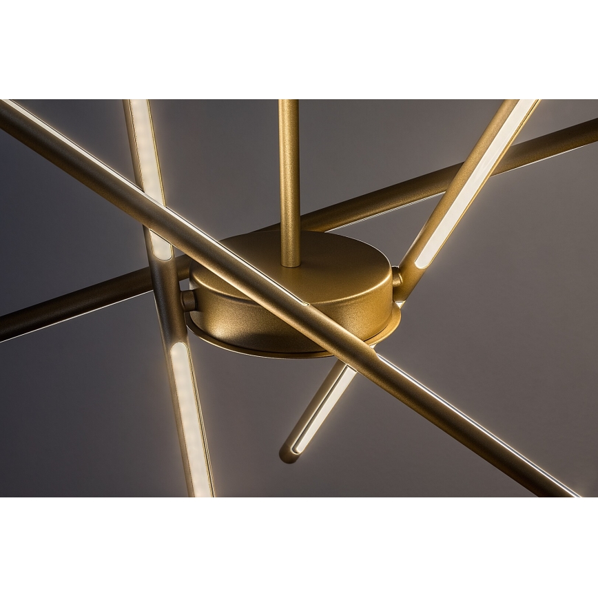 Rabalux - LED ljuskrona med textilsladd LED/40W/230V 3000K guld