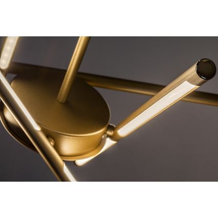 Rabalux - LED ljuskrona med textilsladd LED/40W/230V 3000K guld