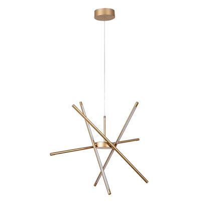 Rabalux - LED ljuskrona med textilsladd LED/40W/230V 3000K guld