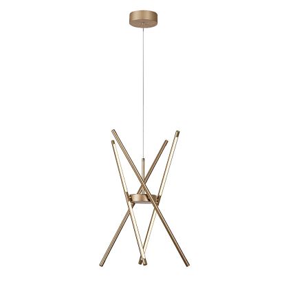 Rabalux - LED ljuskrona med textilsladd LED/40W/230V 3000K guld